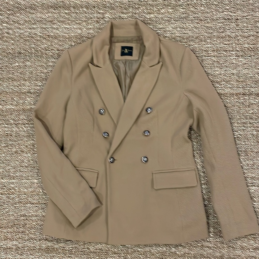 JL studio Womens Double Breasted Military Style Blazer